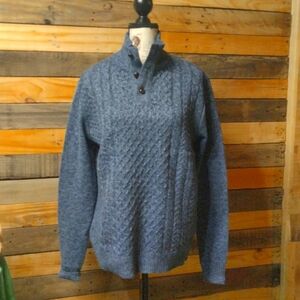 Buffalo David Bitton Navy men's sweater size large. Brand new with tags.